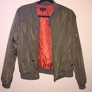 Dark Green Bomber Jacket